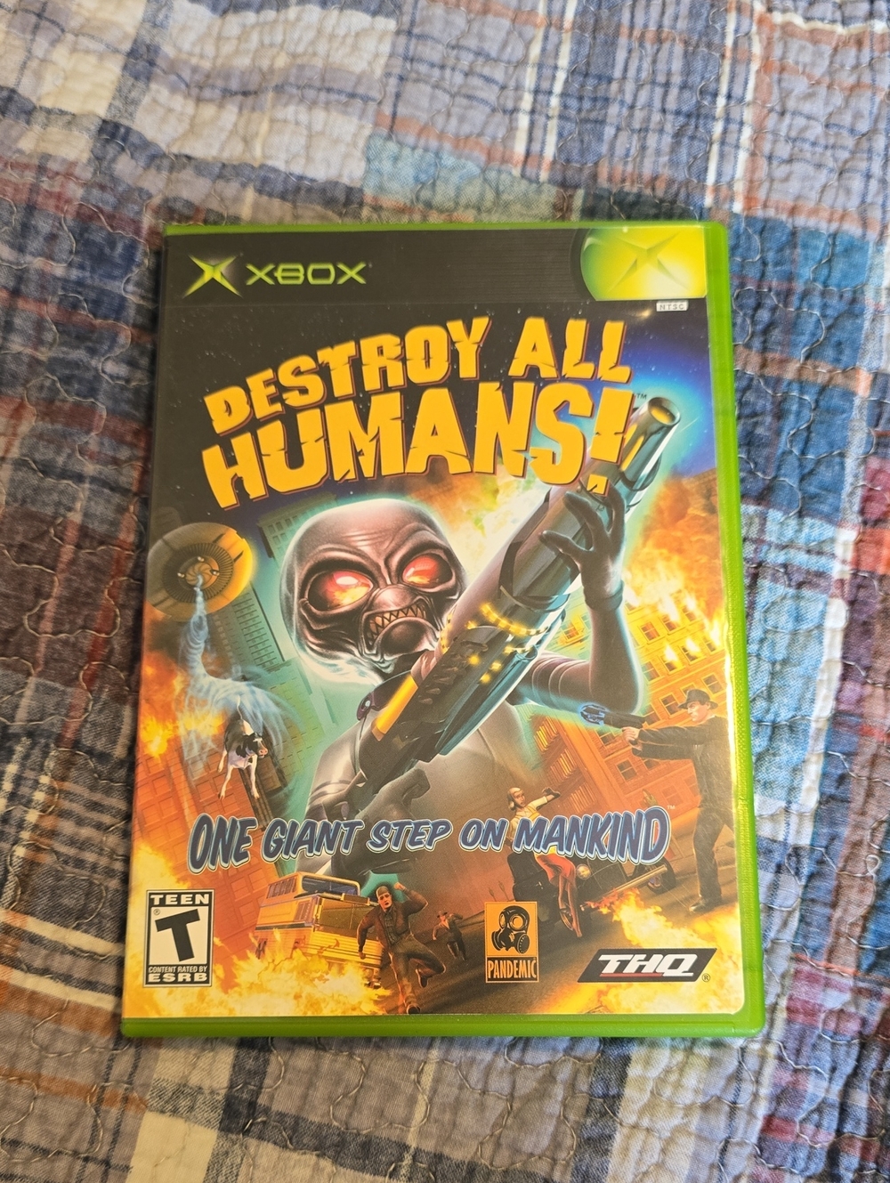 EUC CIB Destroy All Humans! video game For XBox